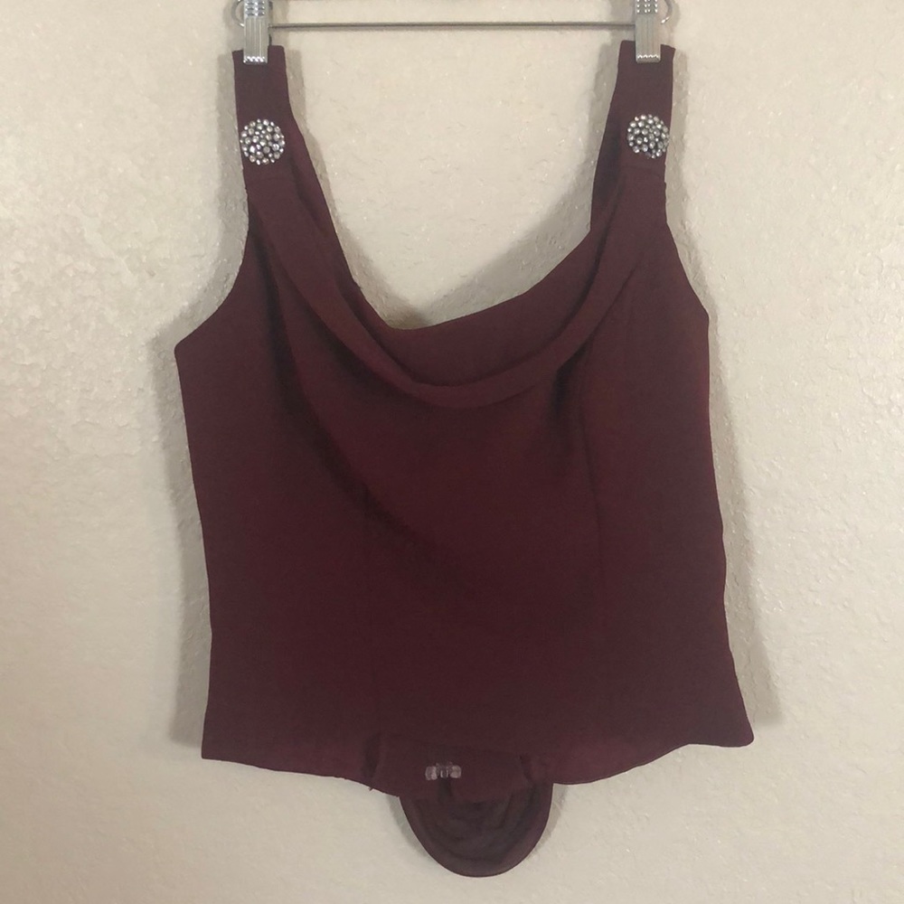NWOT Pinky & Me Sleeveless Embellished Formal Top